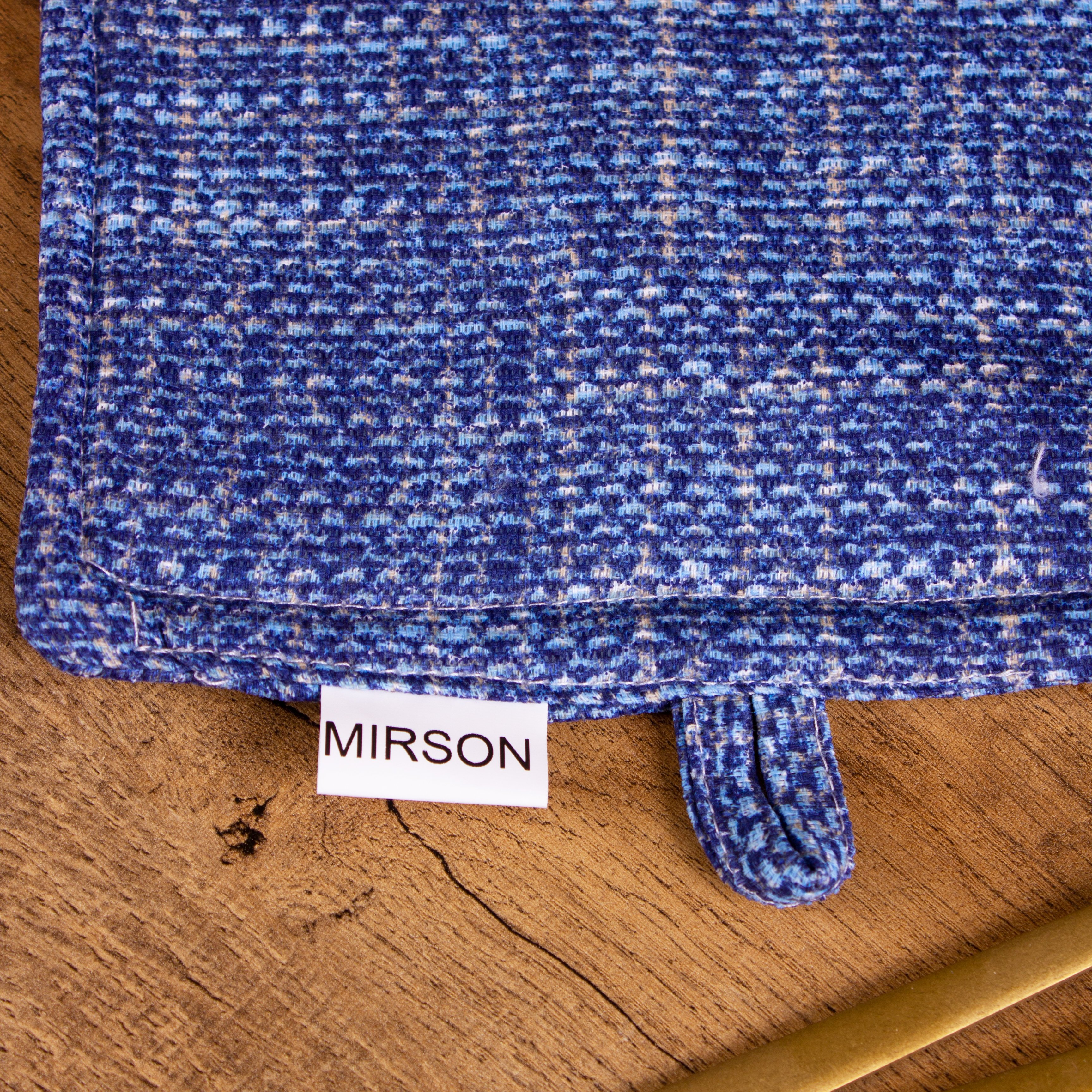 Прихватка MirSon №209 Blue binding, 17х17 см, темно-синяя (2200006754138) - фото 2