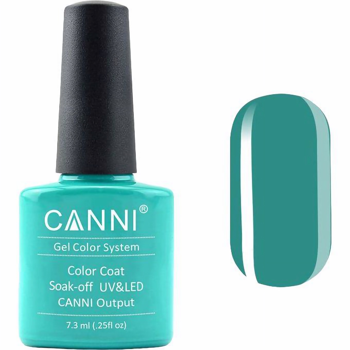 Гель-лак Canni Color Coat Soak-off UV&LED 77 смарагдовий 7.3 мл - фото 1