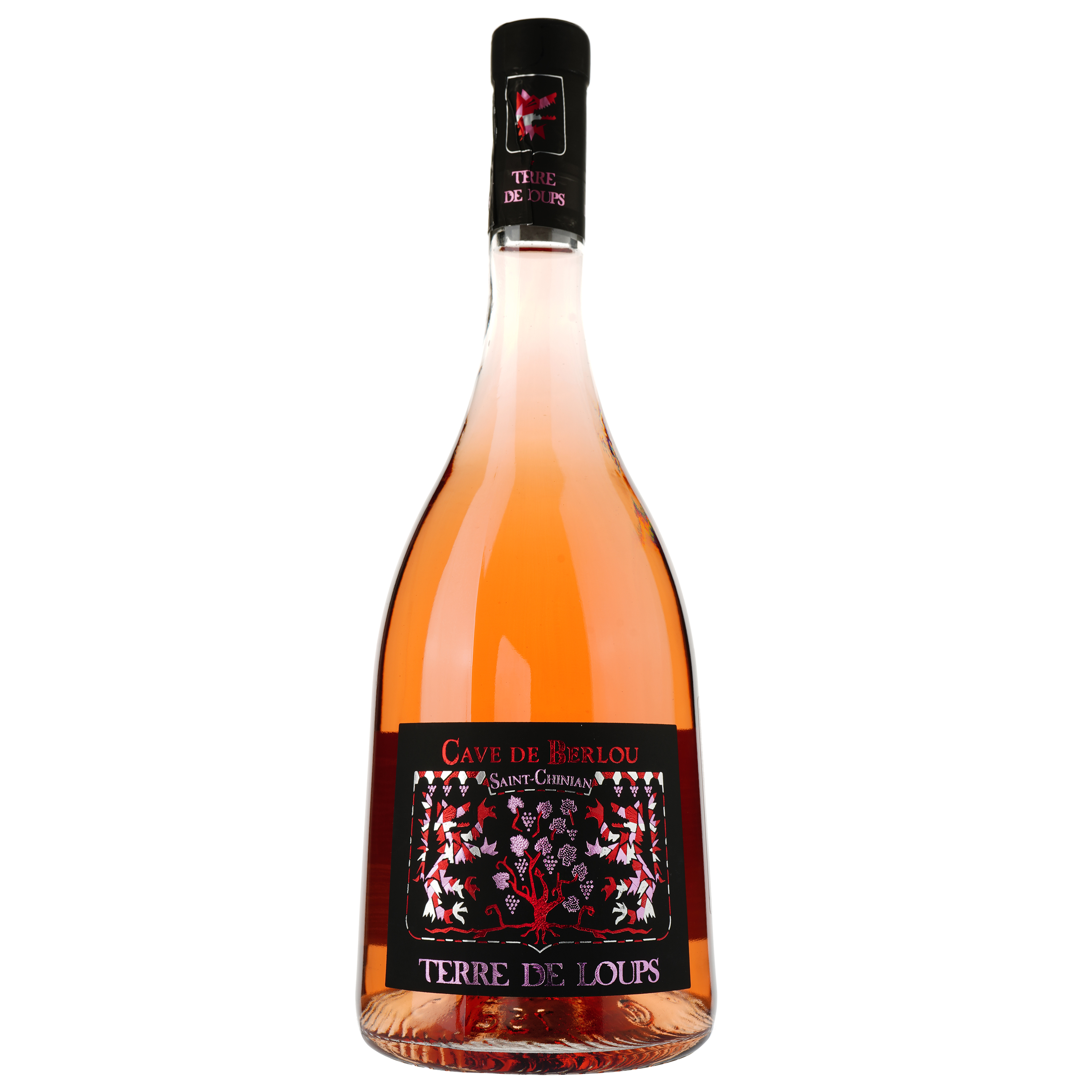 Вино Terre De Loups Rose Cuvee Heritage AOP Saint Chinian, розовое, сухое, 0,75 л - фото 1