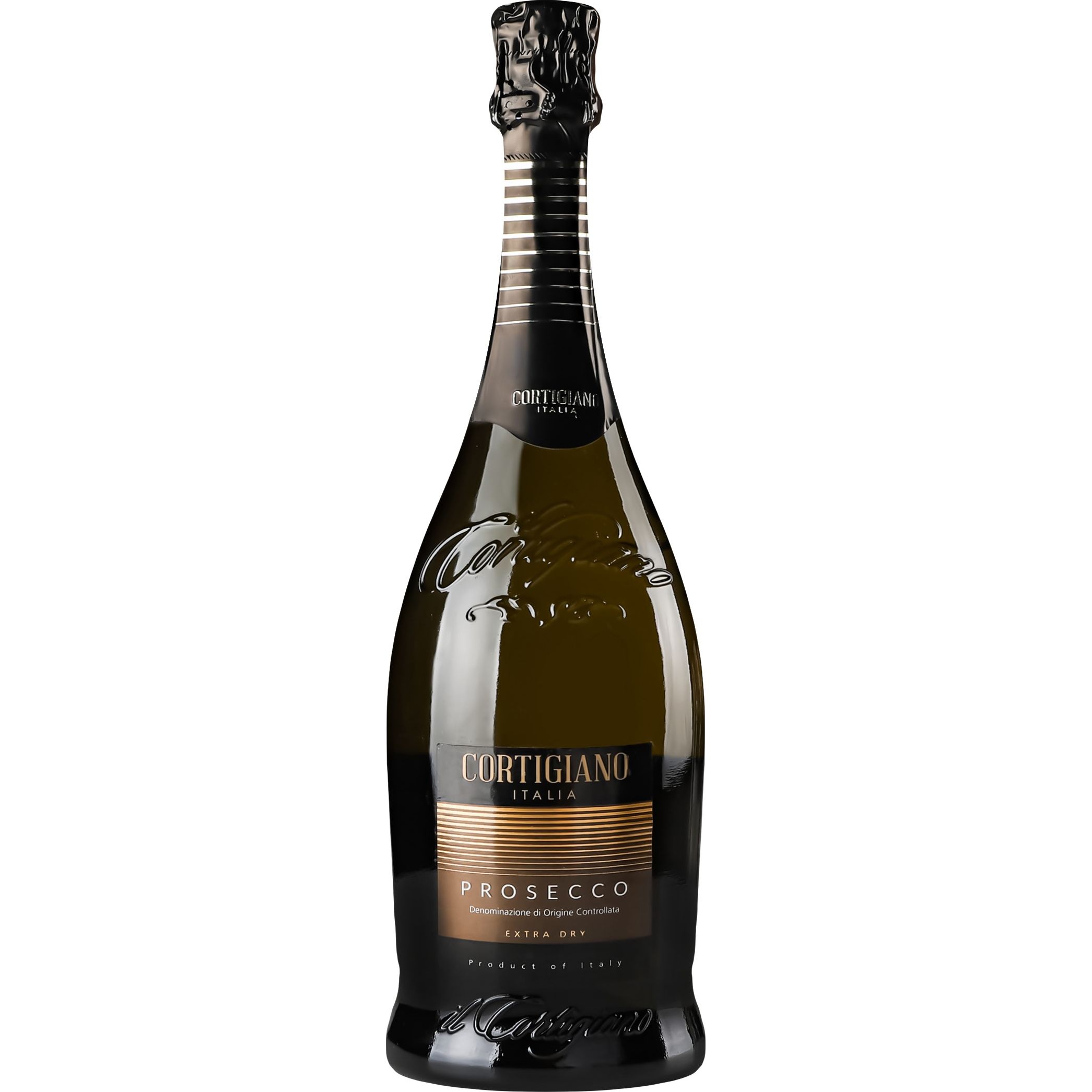 Вино игристое Il Cortigiano Prosecco Extra Dry, белое, экстра-сухое, 11%, 0,75 л (706870) - фото 1