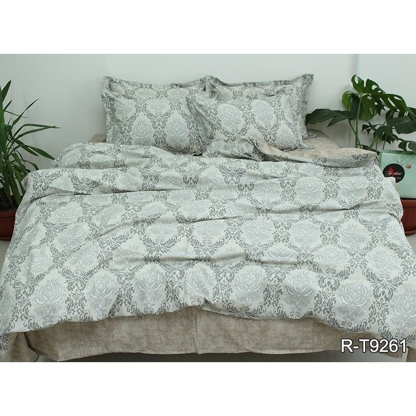 Комплект постельного белья TAG Tekstil с компаньоном 2-спальный 000210638 (R-T9261) - фото 1