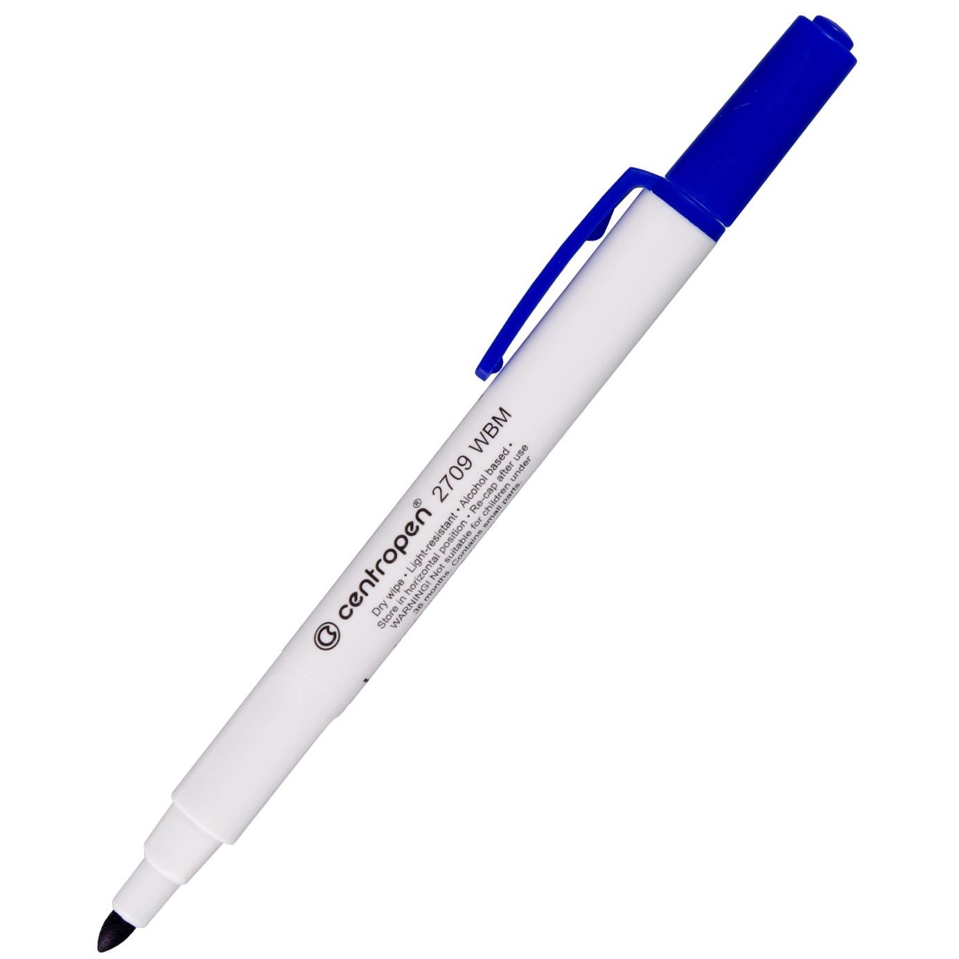 Маркер для досок Centropen WhiteBoard конусообразный 1.8 мм синий (2709/03) - фото 1