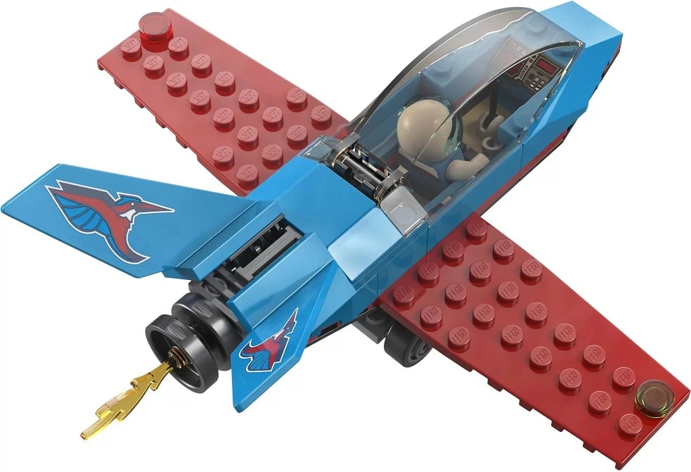 Конструктор LEGO City Трюковый самолет, 59 деталей (60323) - фото 6
