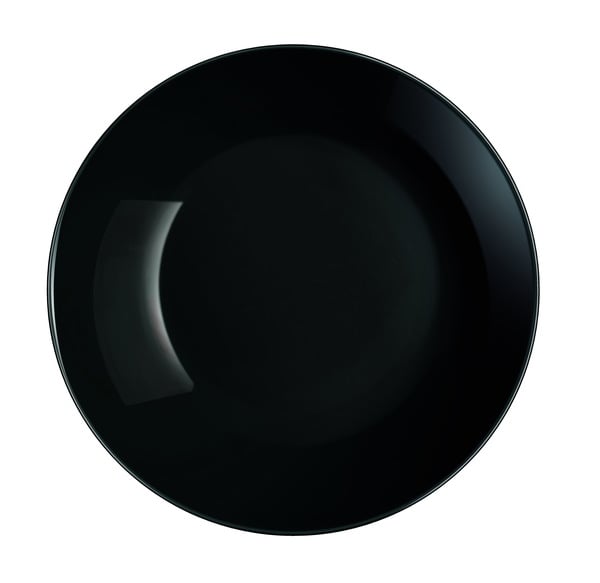 Тарілка супова Luminarc Diwali Black, 20 см (6425793) - фото 1