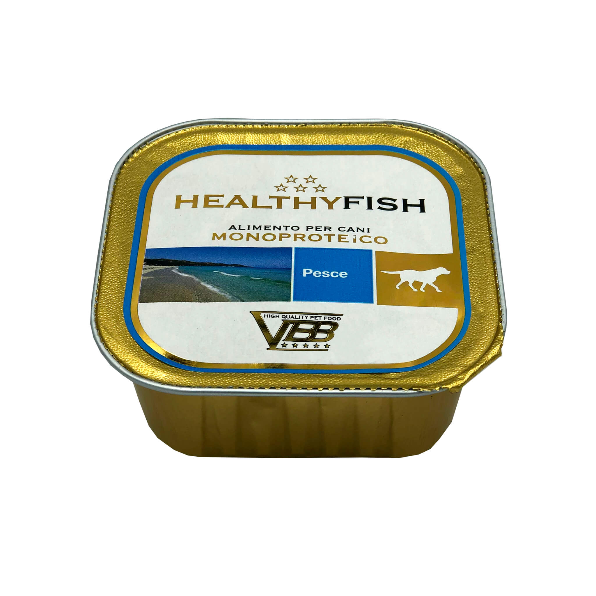Монопротеїновий вологий корм для собак схильних до алергії Healthy Fish, з рибою, 150 г - фото 1