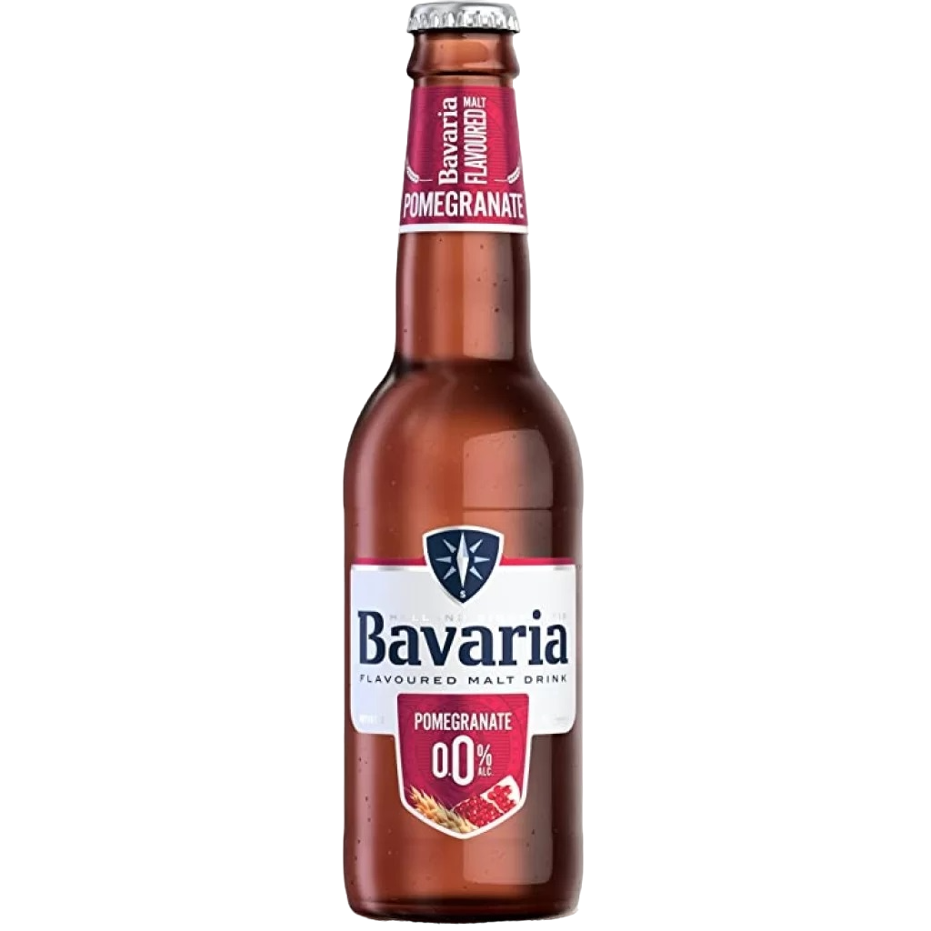 Пиво Bavaria Гранат, безалкогольне, світле, фільтроване, 0,33 л - фото 1