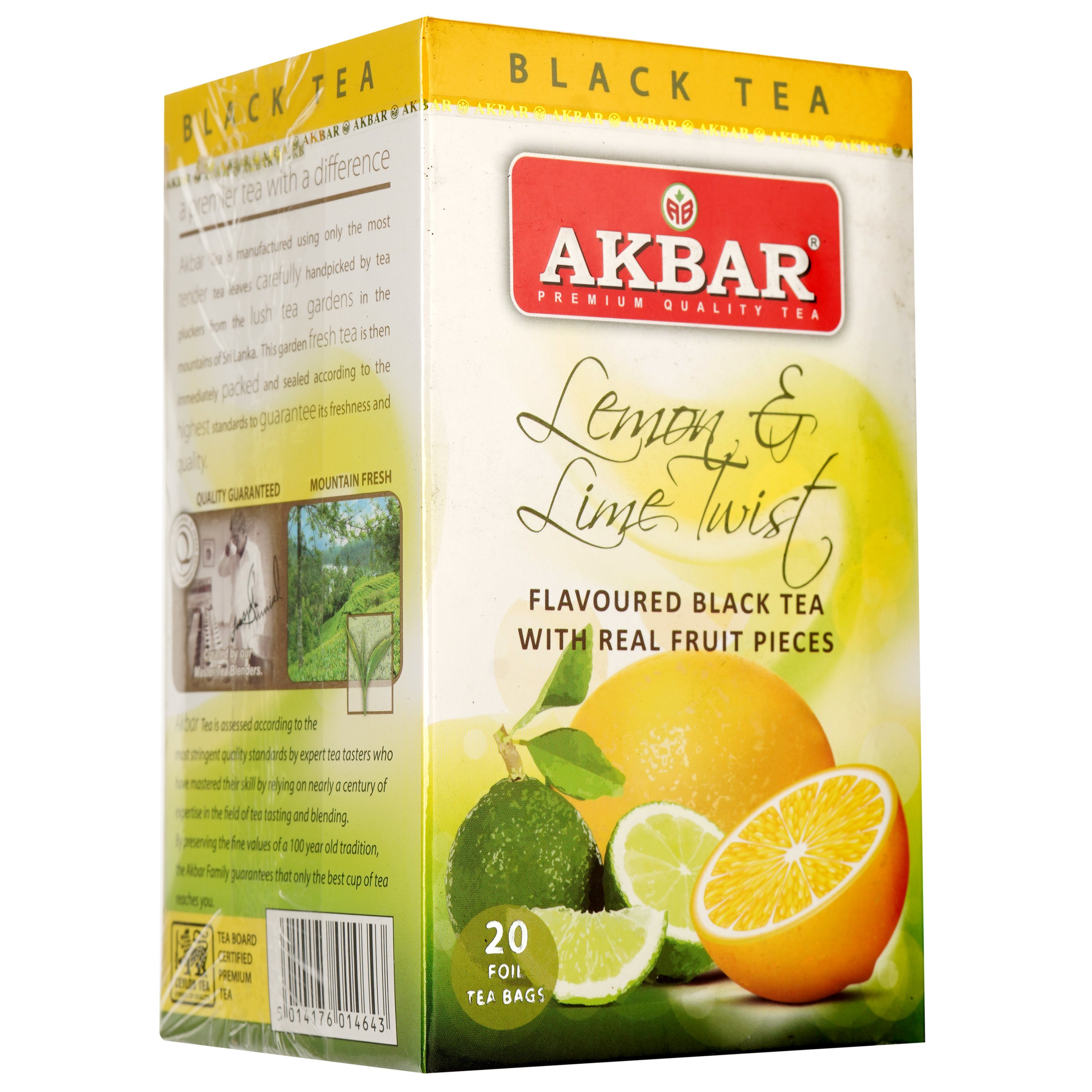 Чай чорний Akbar Lemon&Lime Twist, 20 пакетиків (885017) - фото 2