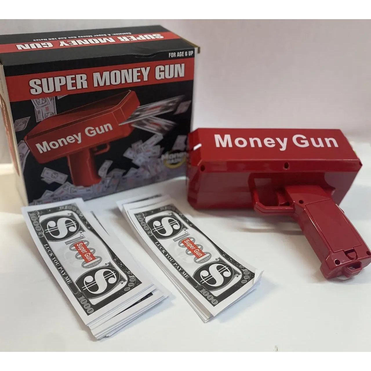 Пистолет, стреляющий деньгами G-Toys Super Money Gun - фото 3