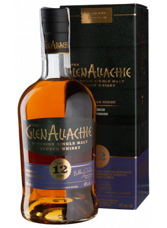 Виски Glenallachie 12 yo French Virgin Oak Single Malt Scotch Whisky, 48%, 0,7 л п/у - фото 1