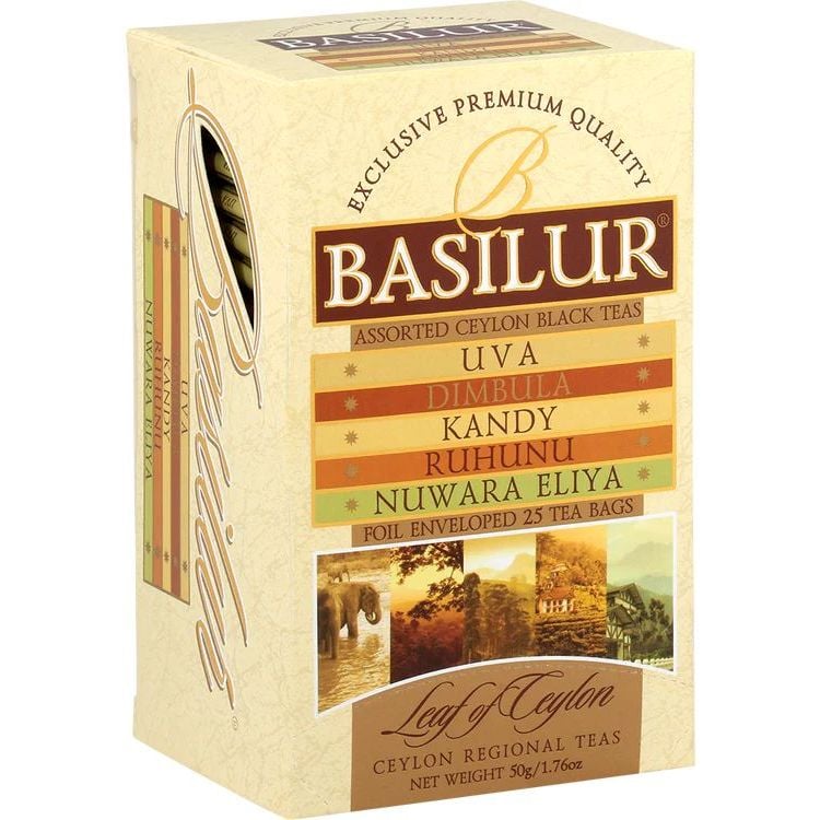 Чай чорний Basilur Лист Цейлона Асорті, 25 пакетиків - фото 2