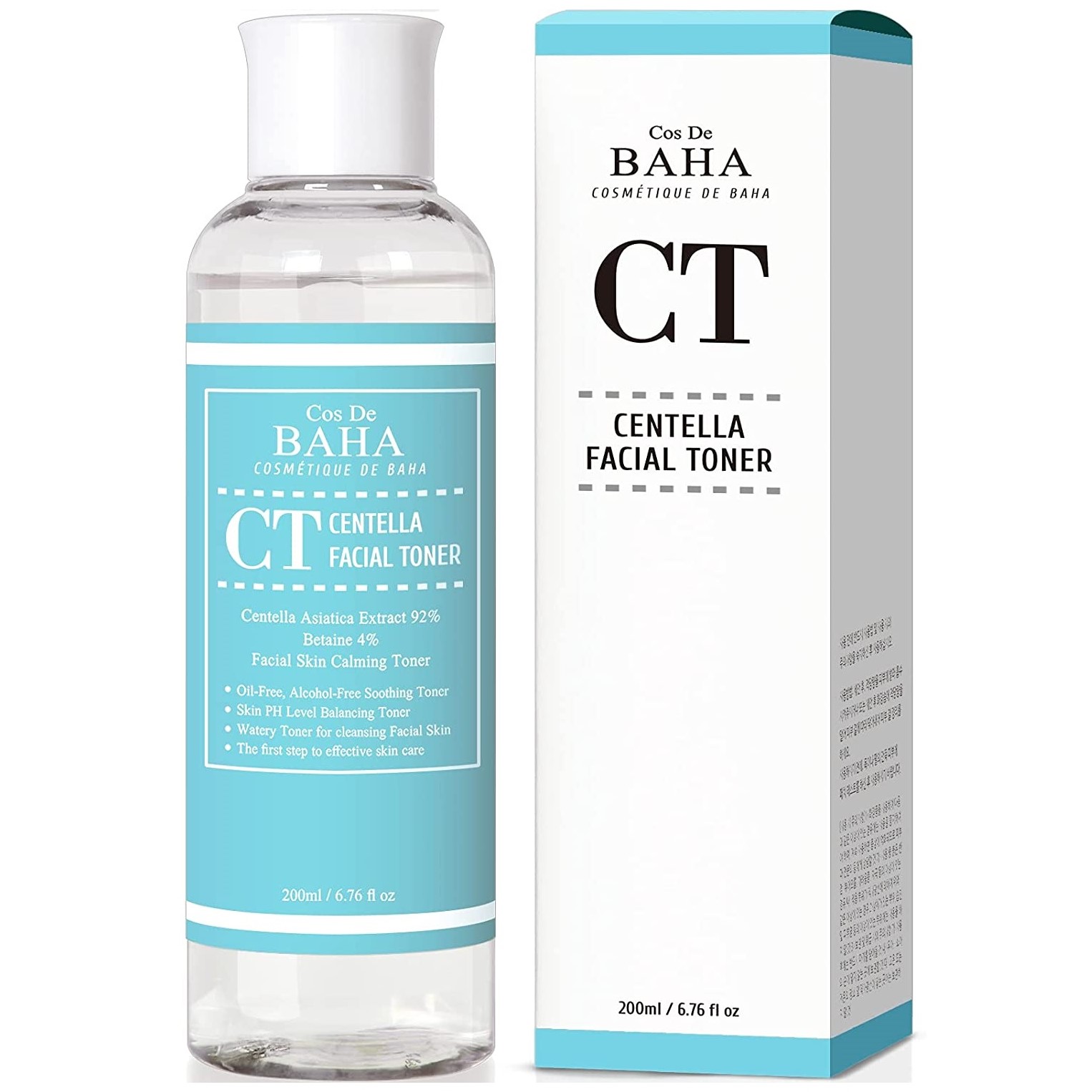 Тонер для обличчя Cos De Baha CT Centella Facial Toner з центелою 200 мл - фото 1