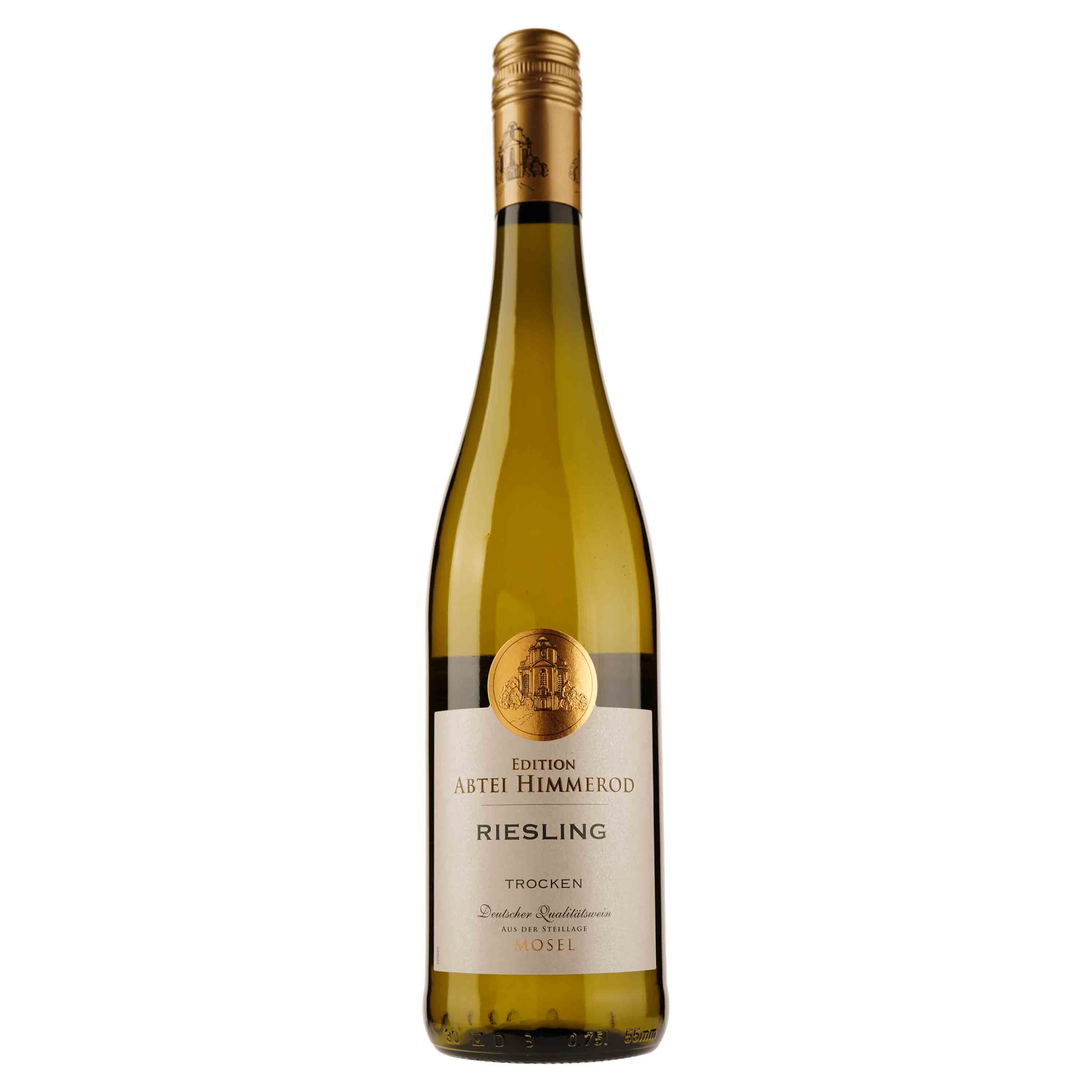 Вино Abtei Himmerod Riesling Trocken, біле, сухе, 11,5%, 0,75 л (37256) - фото 1