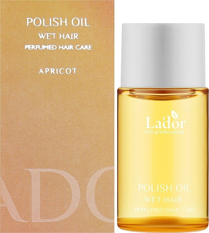 Парфумована олія для волосся Абрикос La'dor Polish Oil Wet Hair Apricot 10 мл - фото 2