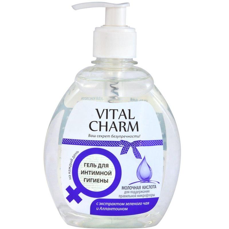 Гель для интимной гигиены Vital Charm с зеленым чаем 300 мл (4820091140326) - фото 1