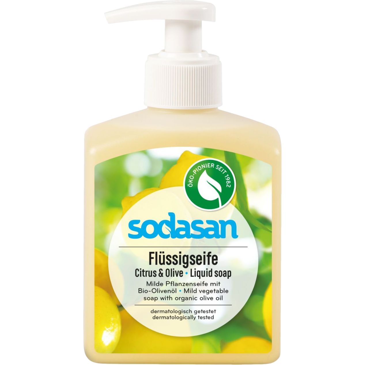 Органическое жидкое мыло Sodasan Citrus-Olive 300 мл - фото 1