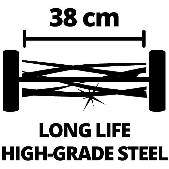 Газонокосарка акумуляторна ручна Einhell GE-HM 18/38 Li-Solo (3414200) - фото 10