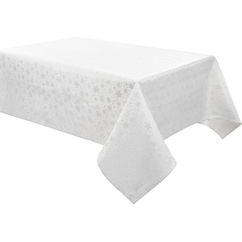 Скатертина Lefard Home Textile Copo Lurex Teflon Plata тефлоновая, 180х160 см (715-346) - фото 1