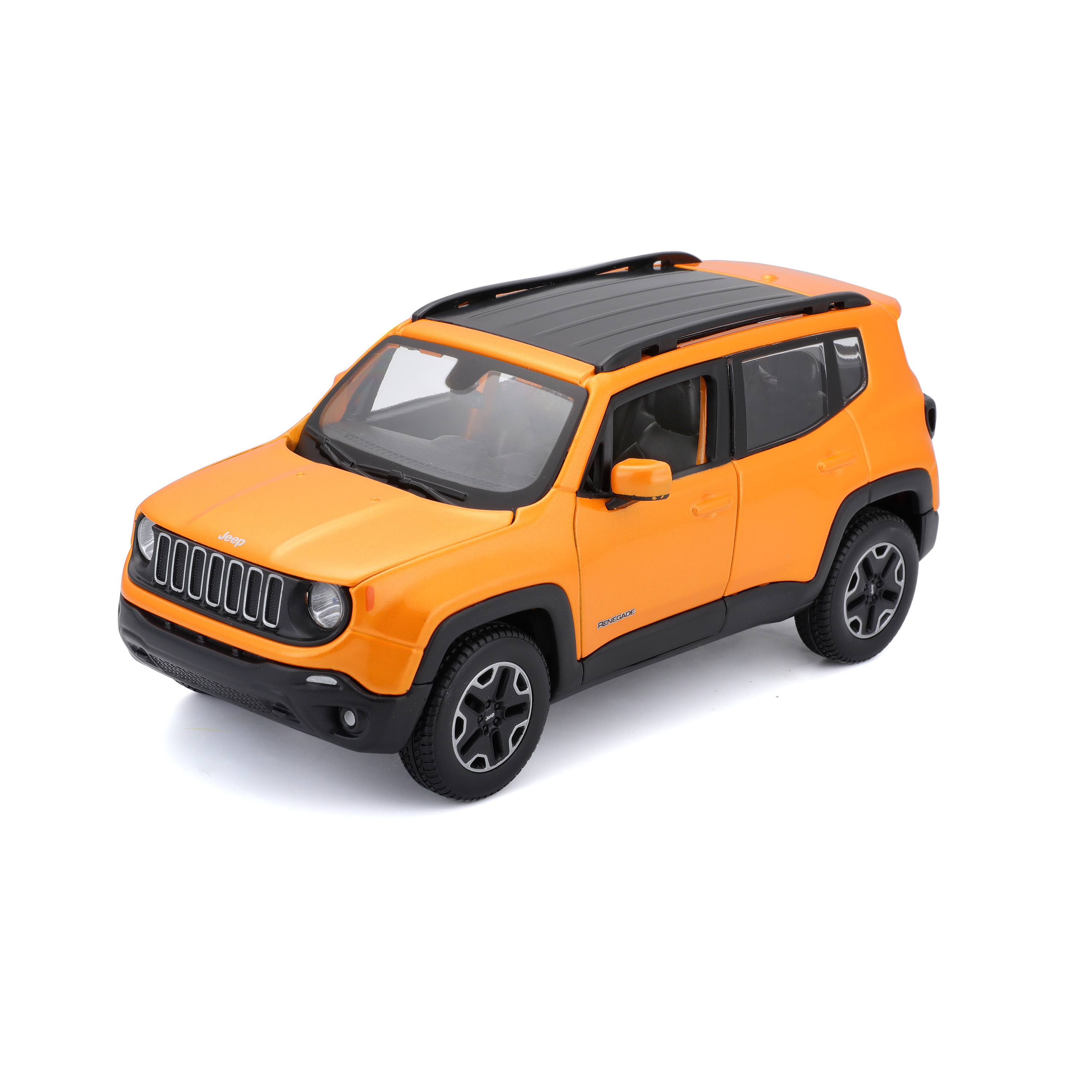 Ігрова автомодель Maisto Jeep Renegade, помаранчевий металік, 1:24 (31282 orange) - фото 1