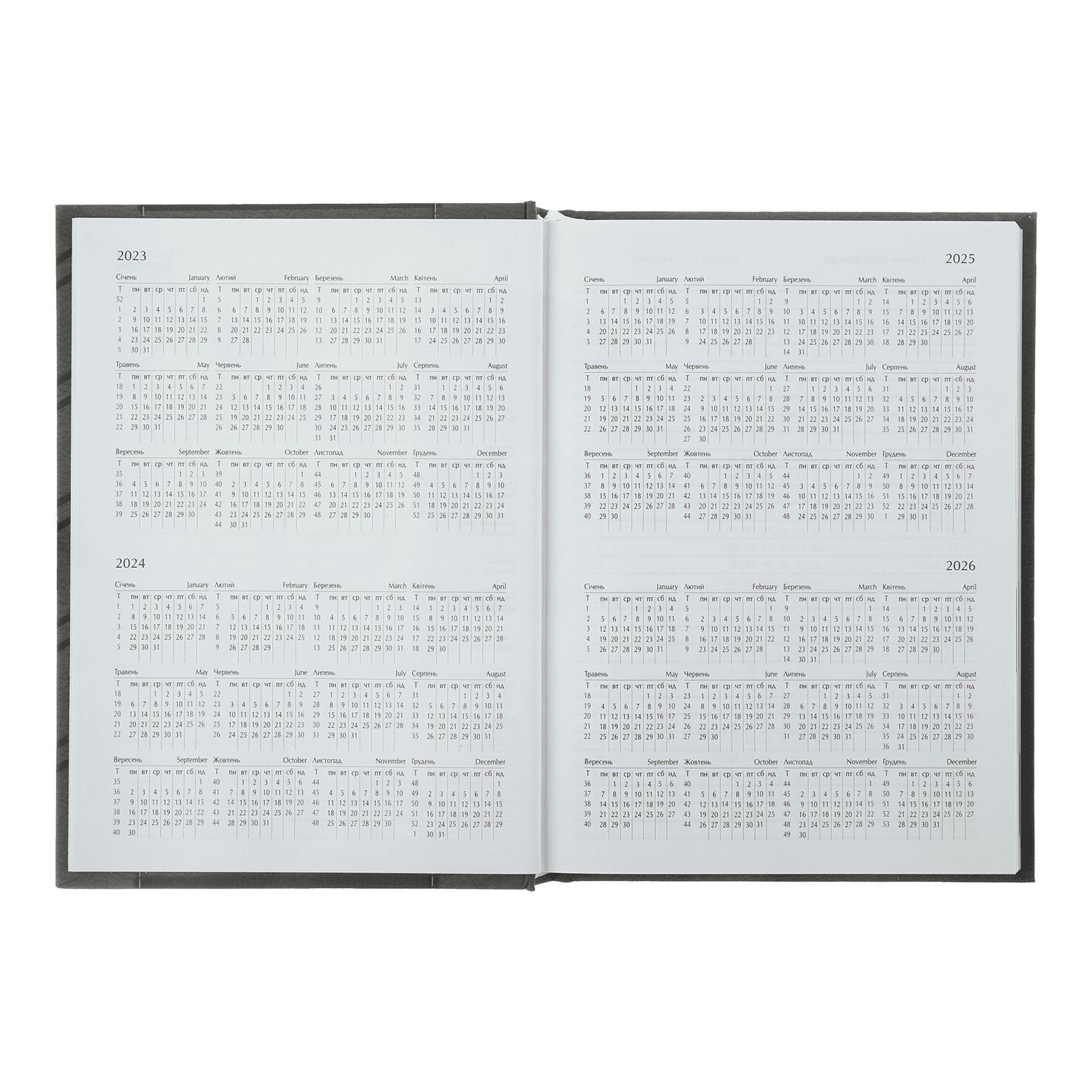 Ежедневник датированный Buromax Manly 2024 A6 серый (BM.2575-09) - фото 4