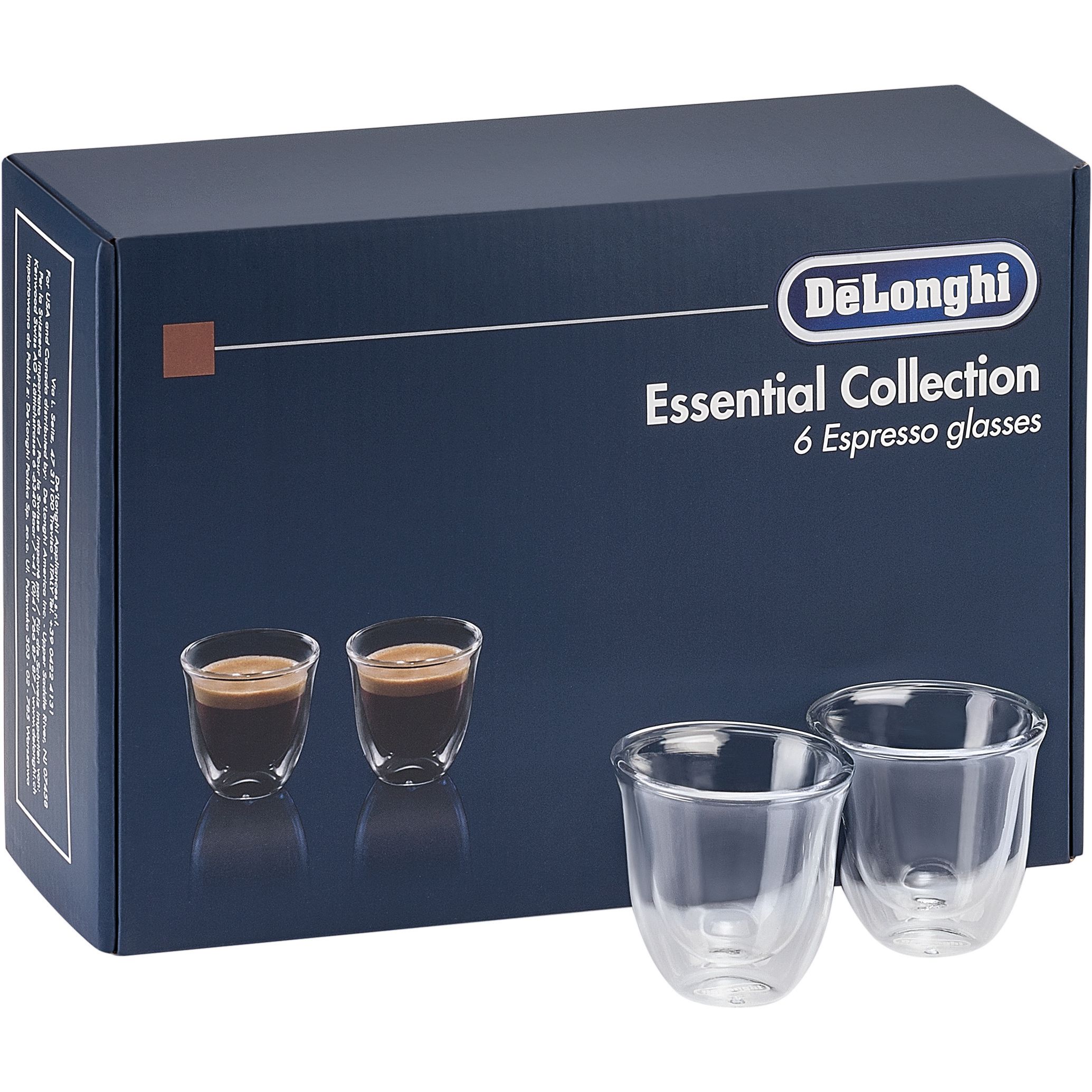 Набір склянок DeLonghi Espresso DLSC300 60 мл 6 шт. (00000014115) - фото 1