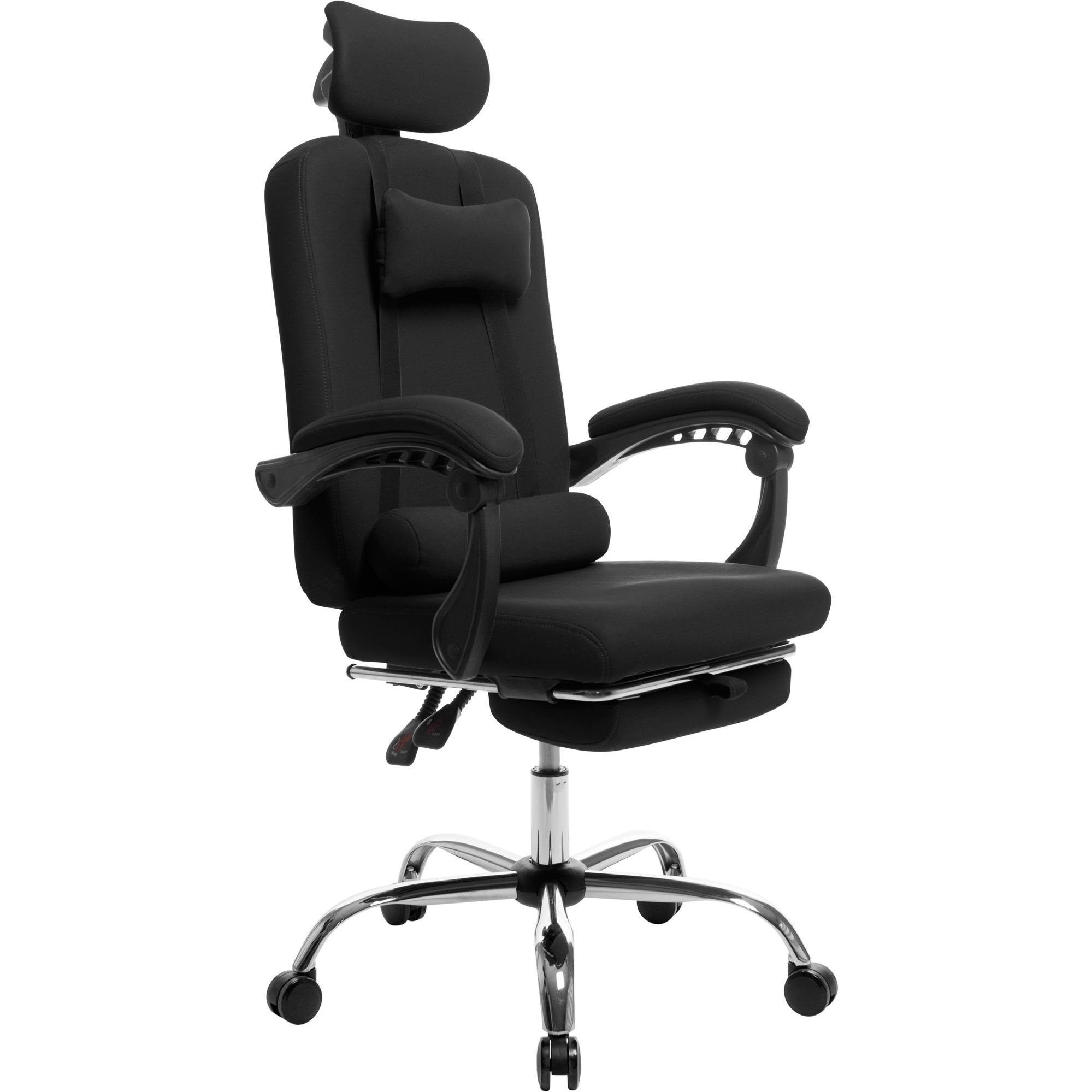 Офисное кресло GT Racer X-8003 Fabric, черное (X-8003 Black) - фото 1