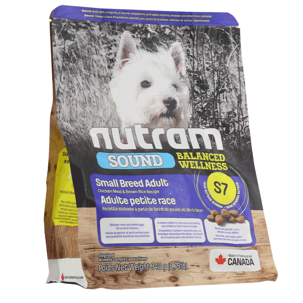Сухий корм для собак дрібних порід Nutram - S7 Sound Balanced Wellness Small Breed Adult Dog, 340 г - фото 1
