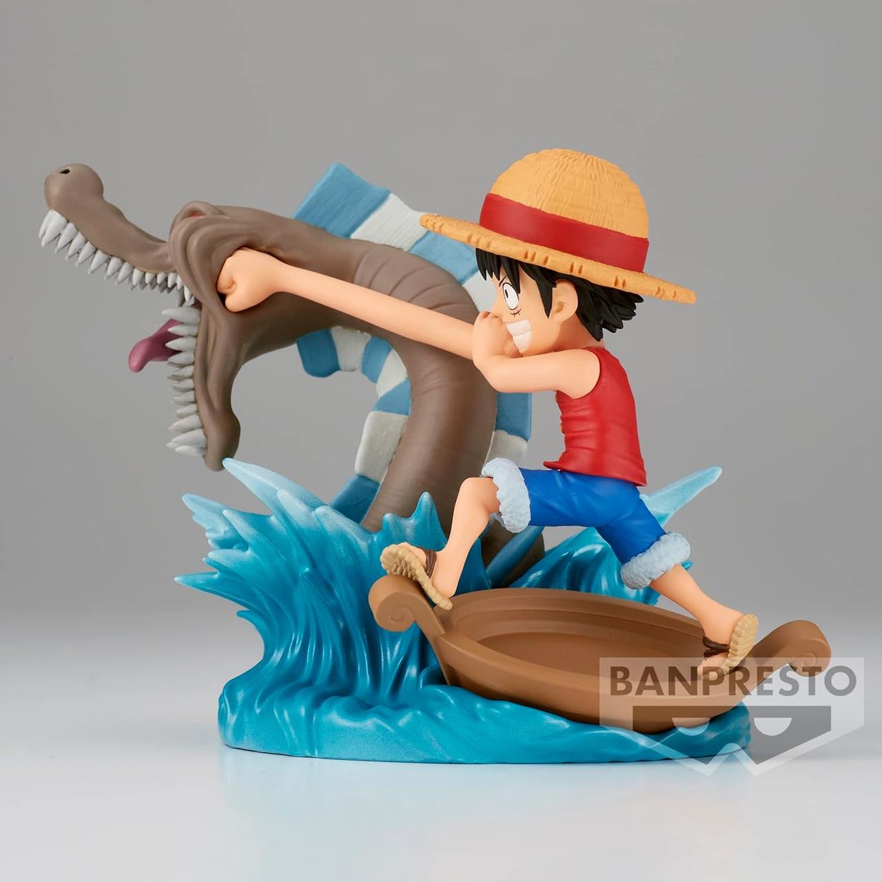 Фигурка Bandai One Piece Monkey D Luffy VS Lord Ван Пис Луффи и Хозяин Прибрежных Вод 7 см BS OP MDL LN - фото 3