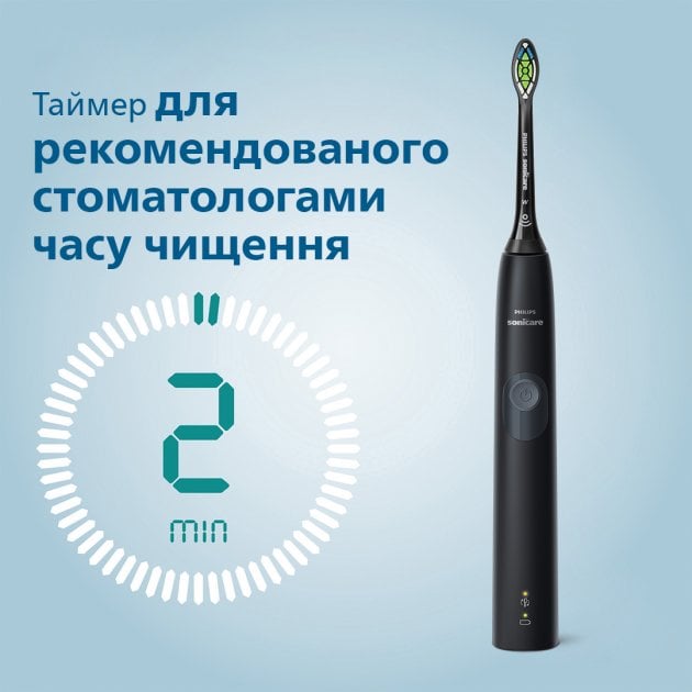 Електрична зубна щітка Philips Sonicare Protective clean 1 (HX6800/44) - фото 3