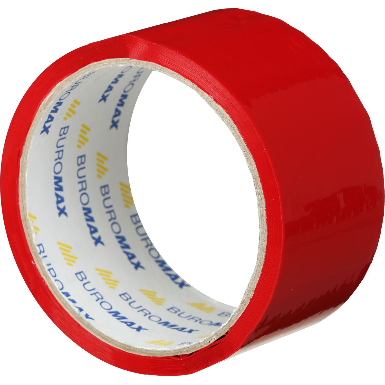 Клейка стрічка пакувальна Buromax 48 мм x 35 м червона (BM.7007-05) - фото 1