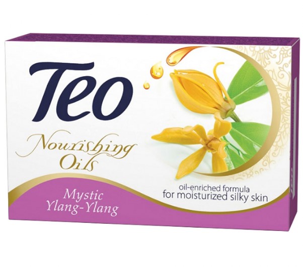 Mыло твердое Тео Nourishing Oils Ylang-Ylang, фиолетовый, 100 г (28279) - фото 1