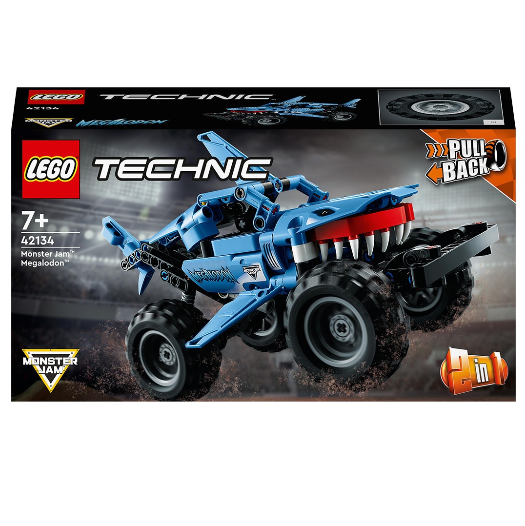 Конструктор LEGO Technic 2в1 Monster Jam и Megalodon, 260 деталей (42134) - фото 1