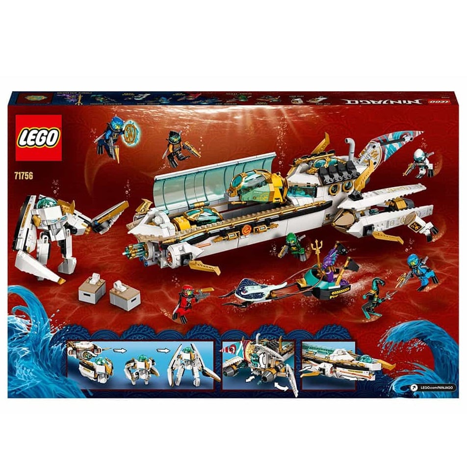 Конструктор LEGO Ninjago Подводный Дар Судьбы, 1159 деталей (71756) - фото 2