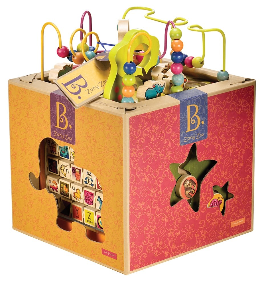 Розвиваюча дерев'яна іграшка Battat Зоо-куб (BX1004X) - фото 3