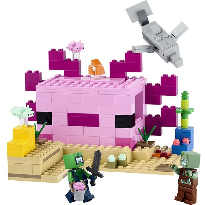 Конструктор LEGO Minecraft Дом Аксолотля, 242 детали (21247) - фото 3