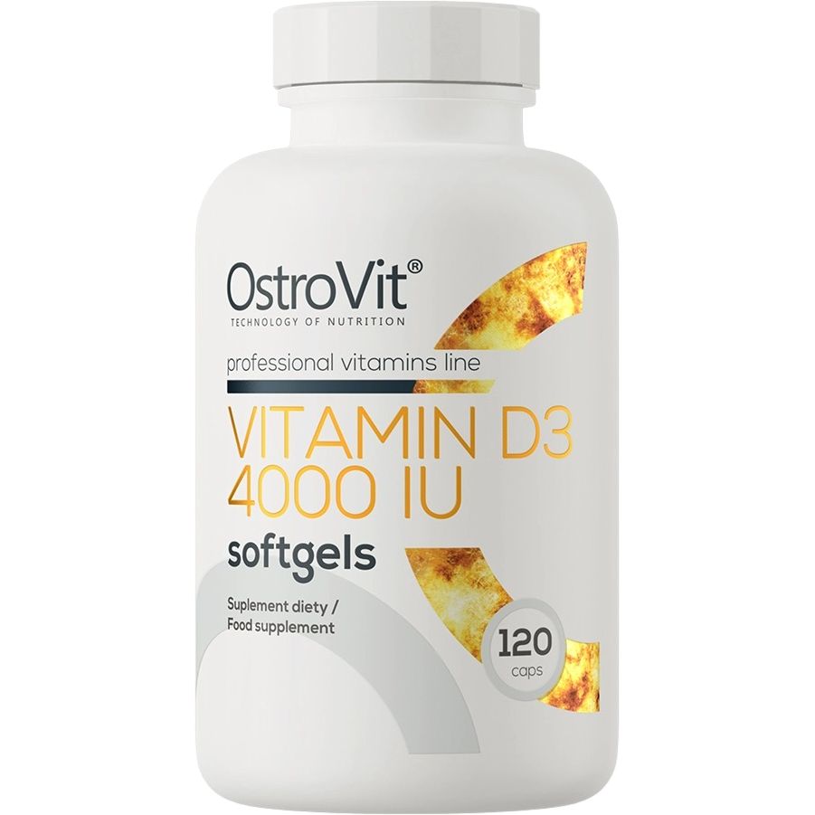 Вітамін OstroVit Vitamin D3 4000 IU 120 капсул - фото 1