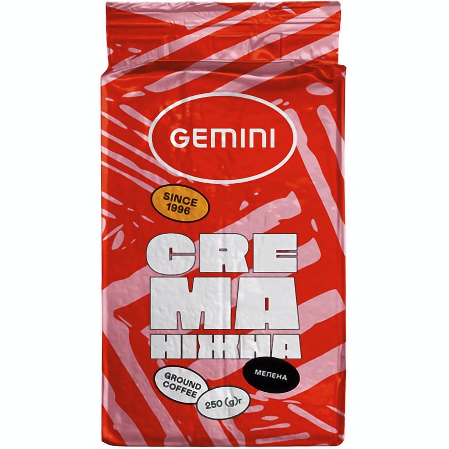 Кофе молотый Gemini Crema Нежный 250 г (527309) - фото 1