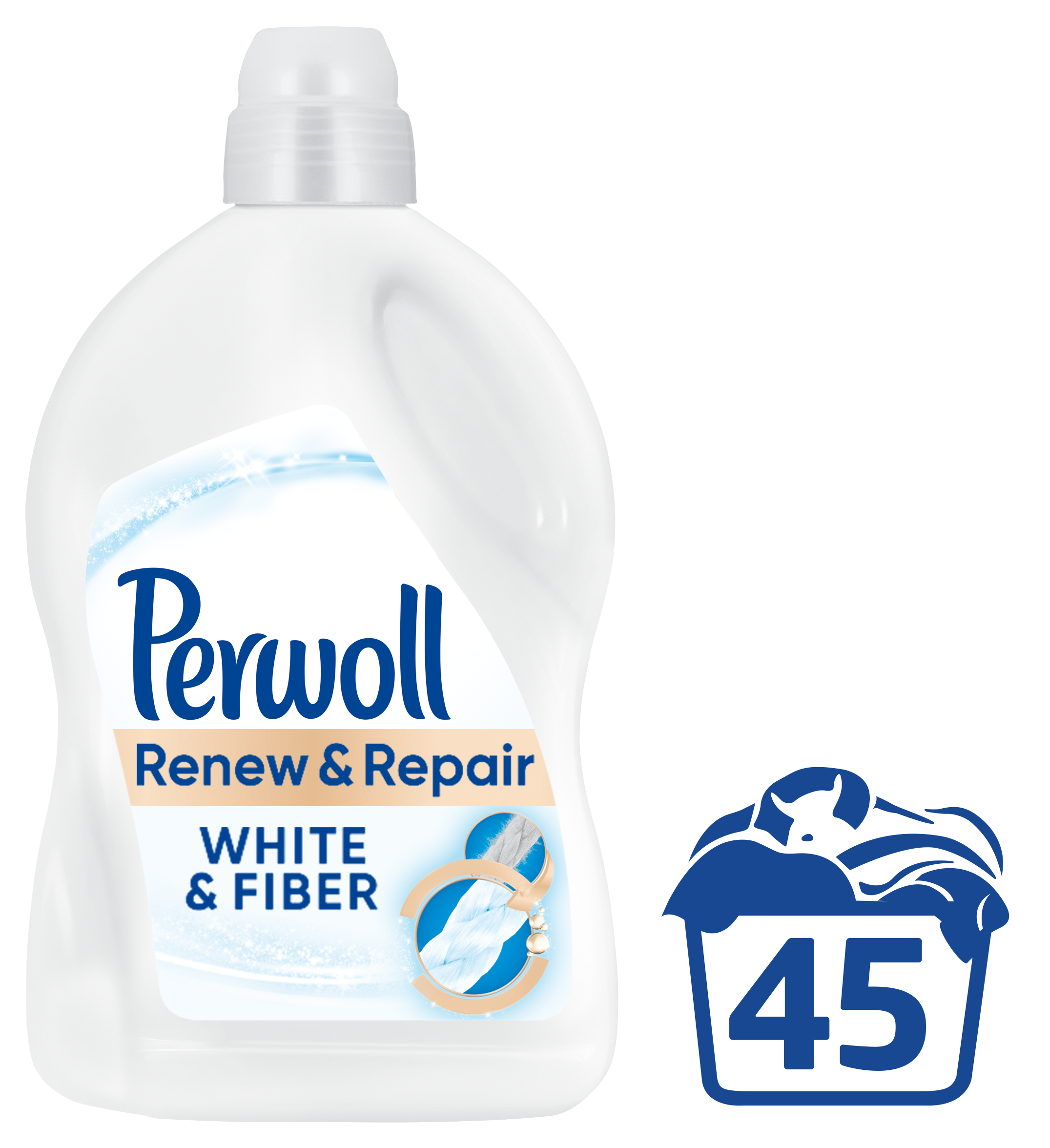 Средство для стирки Perwoll для белых вещей, 2.7 л (793869) - фото 1
