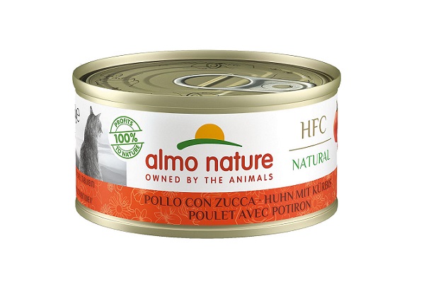 Влажный корм для кошек Almo Nature HFC Cat Natural, курица с тыквой, 70 г (9034H) - фото 1