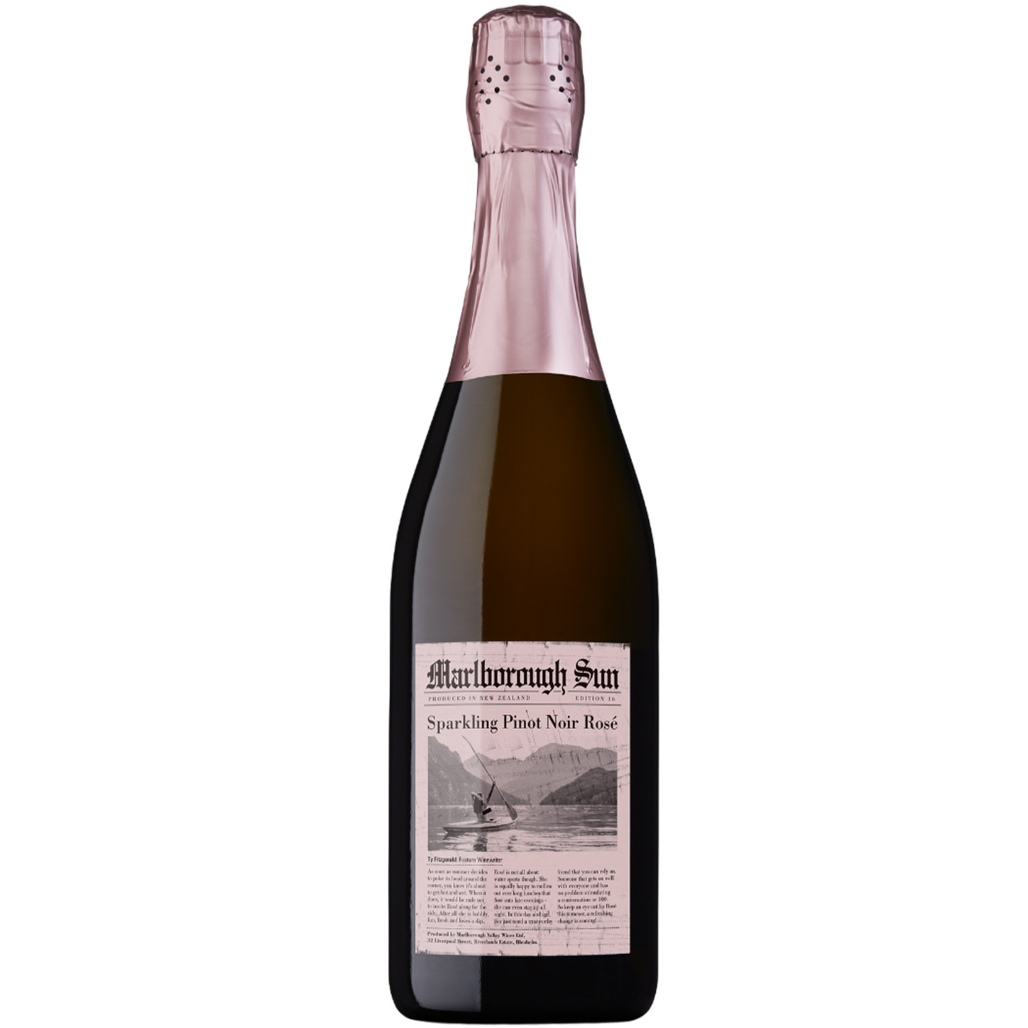 Вино ігристе Marlborough Sun Sparkling Pinot Noir Rose рожеве екстра-брют 0.75 л - фото 1