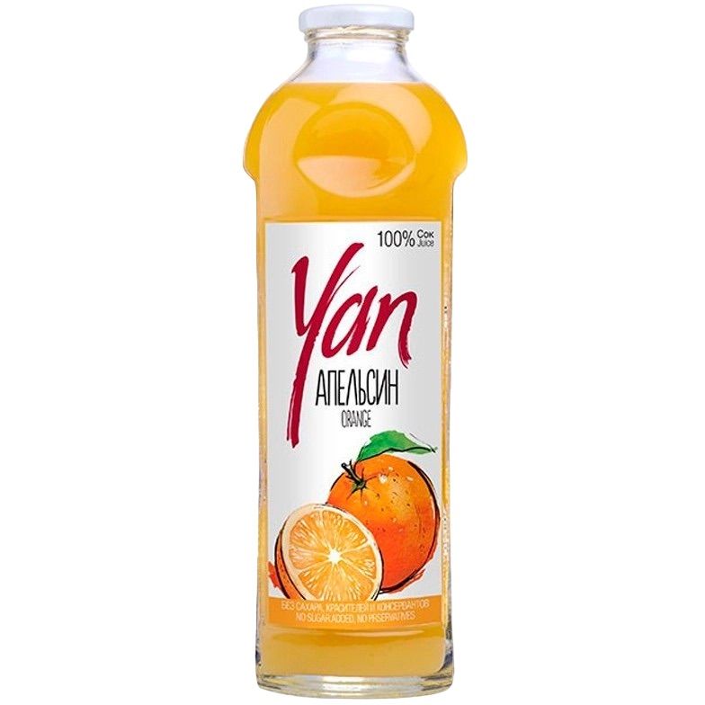 Сок Yan апельсиновый без сахара 930 мл - фото 1