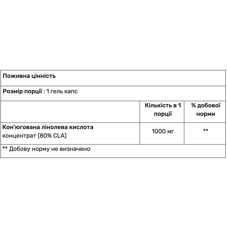 Кон'югована лінолева кислота Haya Labs CLA 1000 мг 60 гель капсул - фото 2