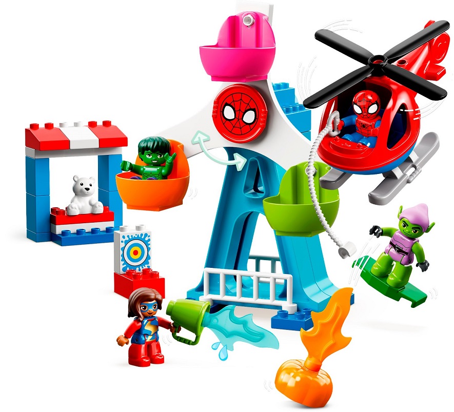 Конструктор LEGO DUPLO Человек-паук и друзья, приключения на ярмарке, 41 деталь (10963) - фото 5