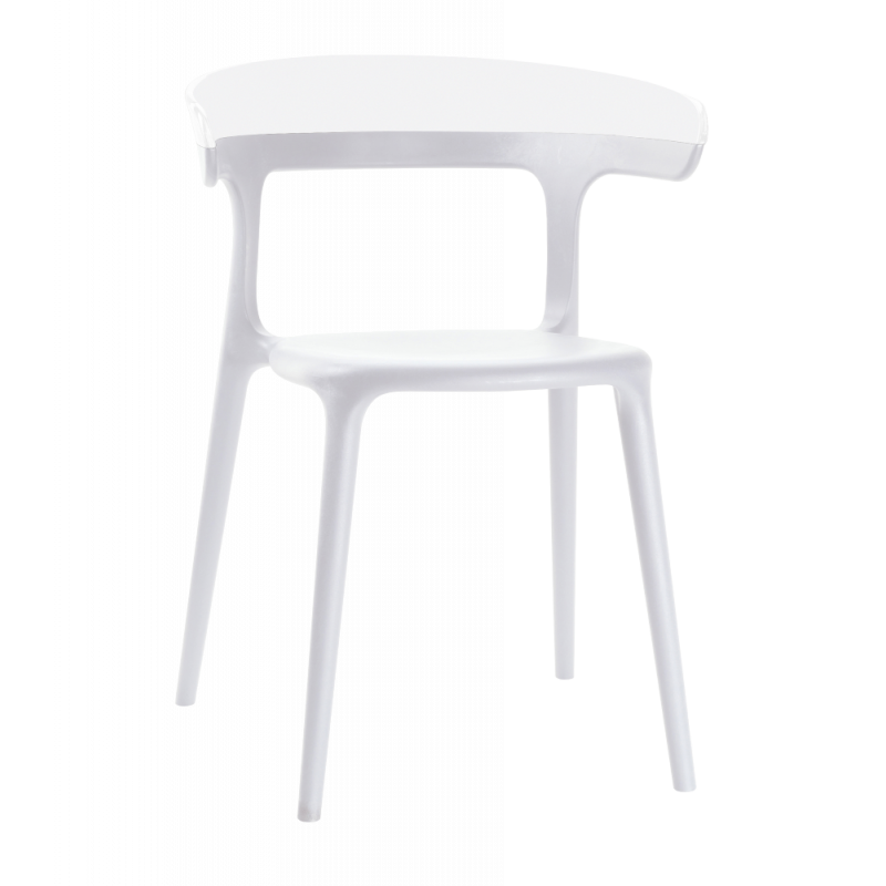 Кресло Papatya Luna белое сиденье, верх белый (279918) - фото 1