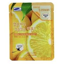 Тканинна маска для обличчя 3W Clinic Fresh Lemon Mask Sheet 23 мл - фото 1