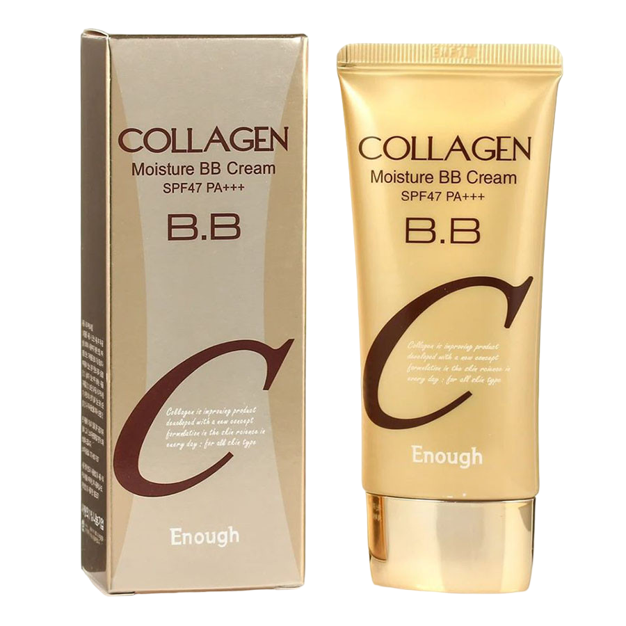 Тональний крем для обличчя Enough Collagen Moisture BB Cream SPF47 PA+++, 50 мл - фото 1