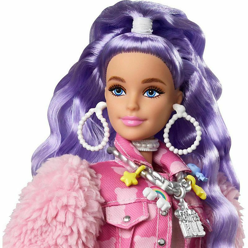Лялька Barbie Екстра з бузковим волоссям (GXF08) - фото 2