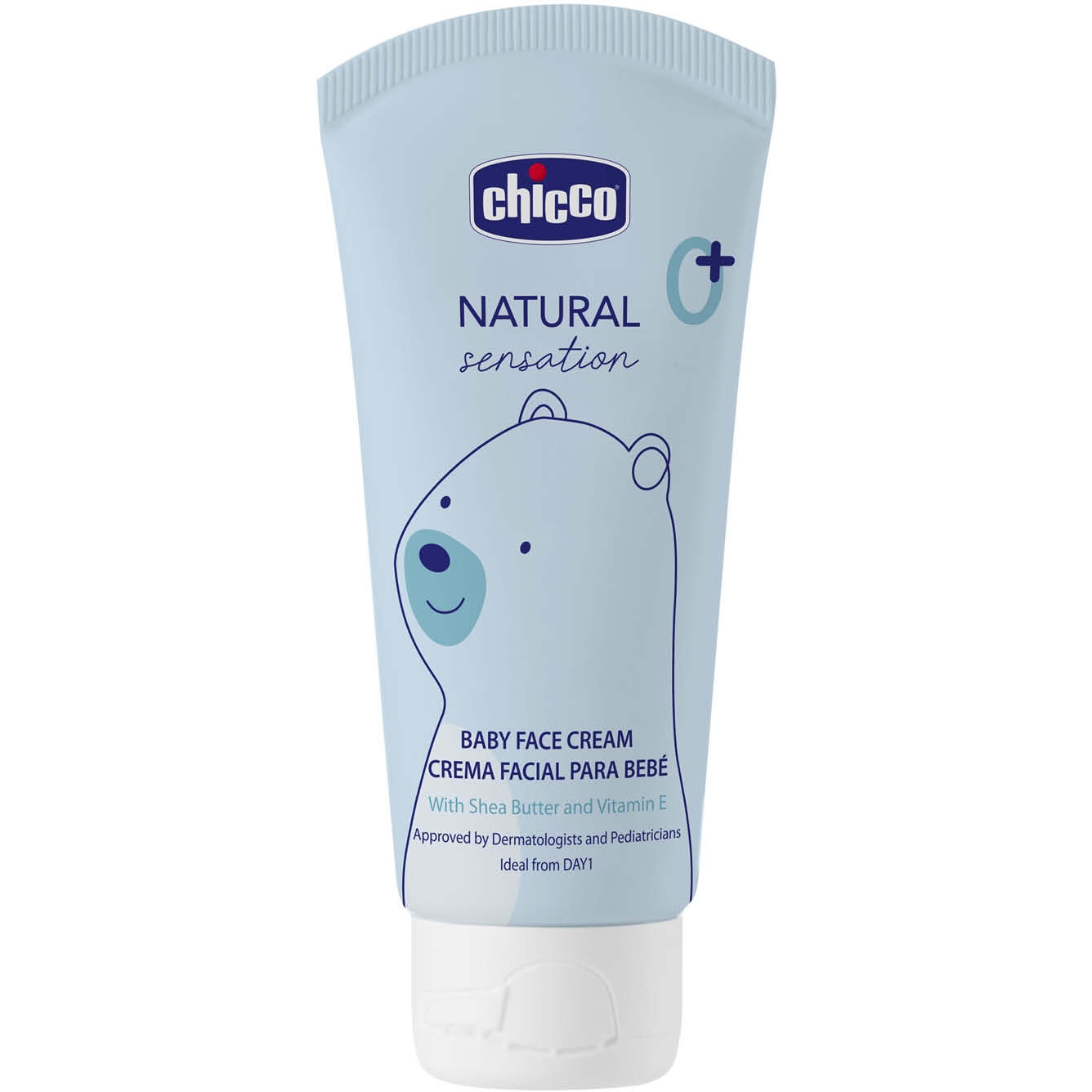 Крем для обличчя Chicco Natural Sensation Baby Face Cream з маслом ши та рисовою олією 50 мл (11521.00) - фото 1
