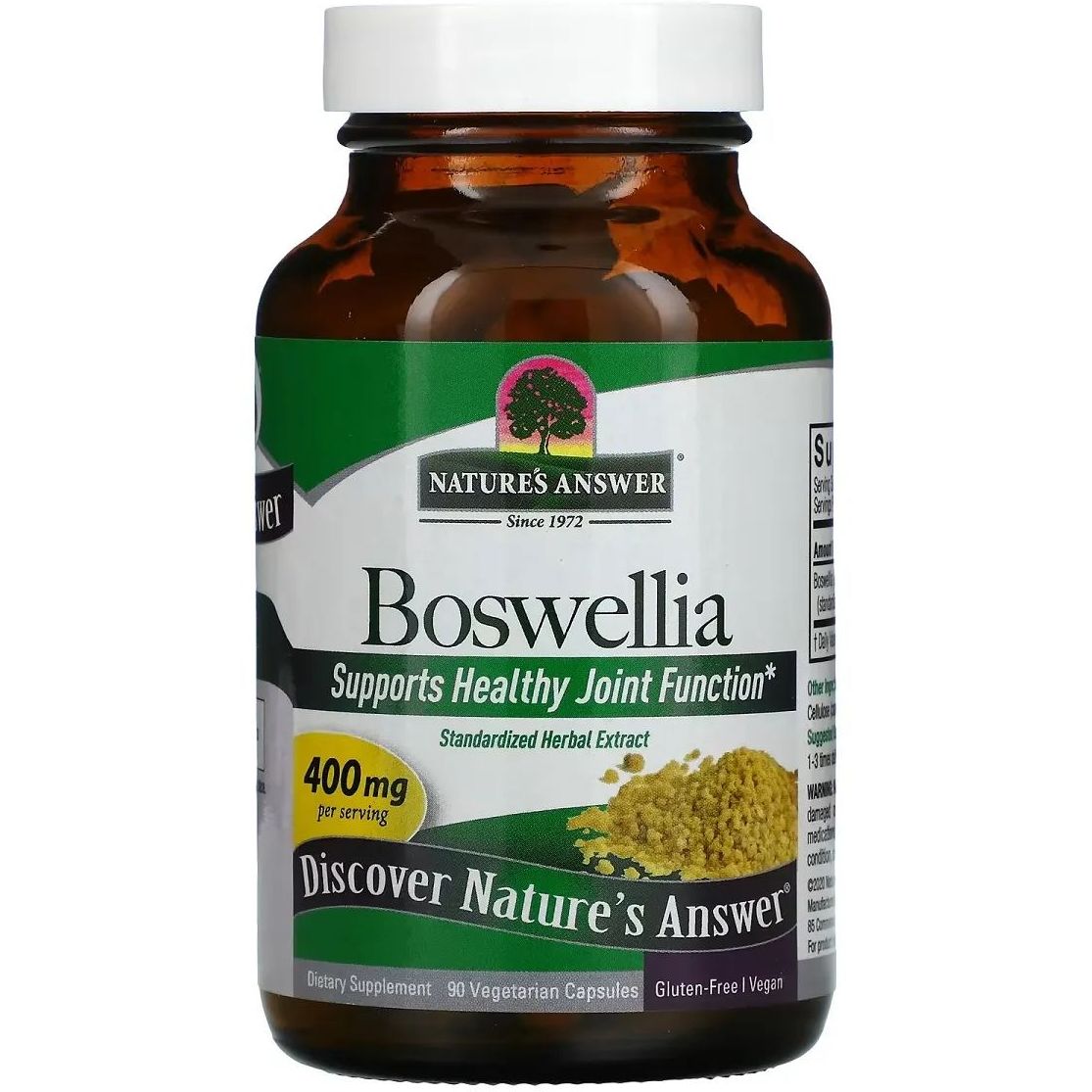 Босвелія Nature's Answer Boswellia 400 мг 90 вегетаріанських капсул - фото 1