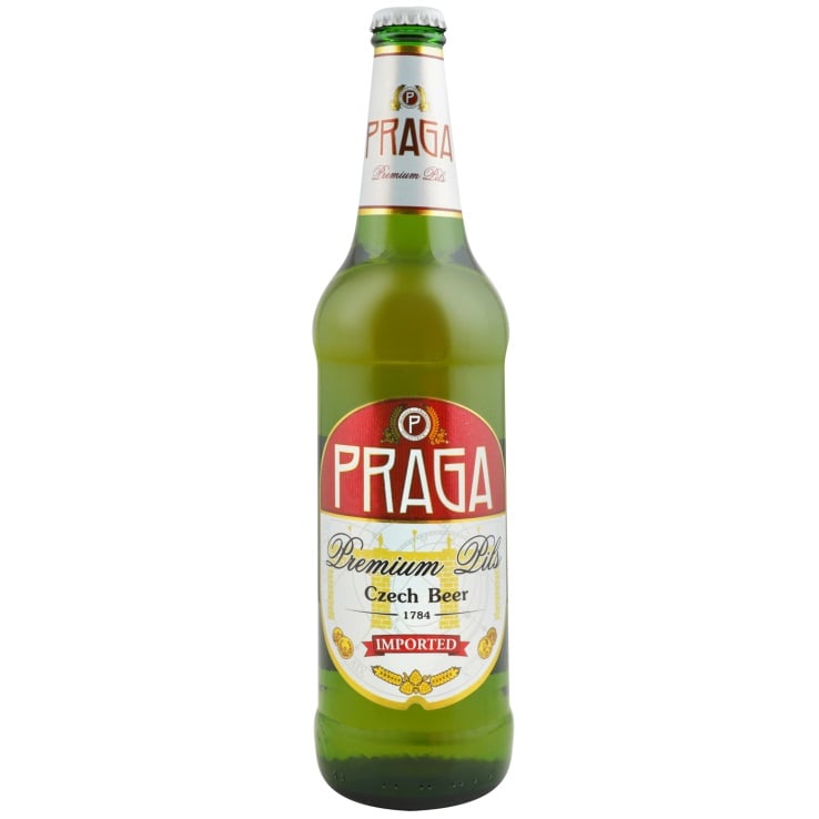 Пиво Praga Premium Pils, світле, 4,7%, 0,5 л (529783) - фото 1