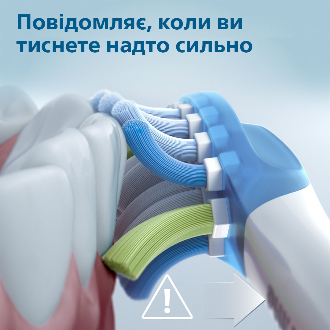 Электрическая зубная щетка Philips Sonicare Protective Clean голубая (HX6803/04) - фото 11